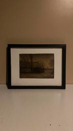 Ets(en) Emiel De Cooman Winterlandschap, Antiek en Kunst, Ophalen