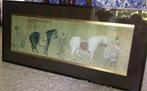 Grote Chinese scroll art van Han Gan tartaren ode  paarden, Antiek en Kunst, Ophalen