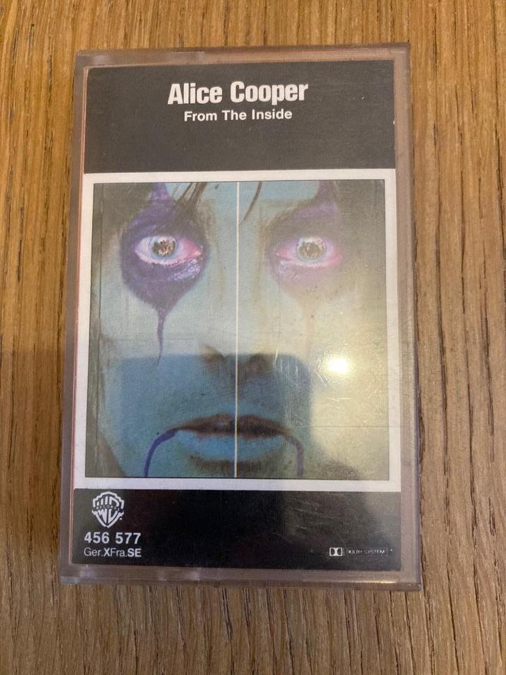 Alice Cooper Cassette: van binnenuit, Cd's en Dvd's, Cassettebandjes, Gebruikt, Ophalen of Verzenden