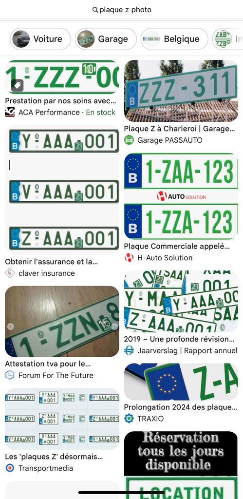 Plaque Z / sortie de fourrière / contrôle technique, Auto diversen, Autostaanplaatsen en Garages