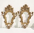 Spiegel kader , made in Italy,  bloemmotief spiegelkader, Moins de 50 cm, Enlèvement ou Envoi, Moins de 100 cm, Autres formes