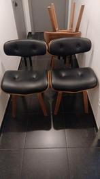 8 niet van nieuw te onderscheiden stoelen, Huis en Inrichting, Stoelen, Ophalen, Zwart, Hout, Zo goed als nieuw