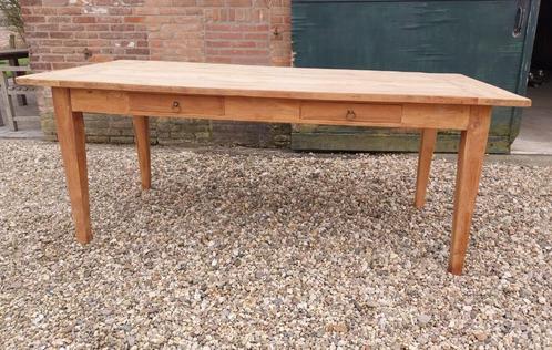 Showroommodel Teak Tuintafel 200x90 cm, Tuin en Terras, Tuintafels, Zo goed als nieuw, Rechthoekig, Teakhout, Ophalen