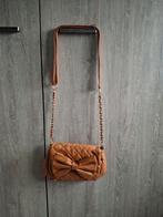 Handtas met strik Nieuw!, Ophalen of Verzenden, Nieuw, Bruin, Handtas
