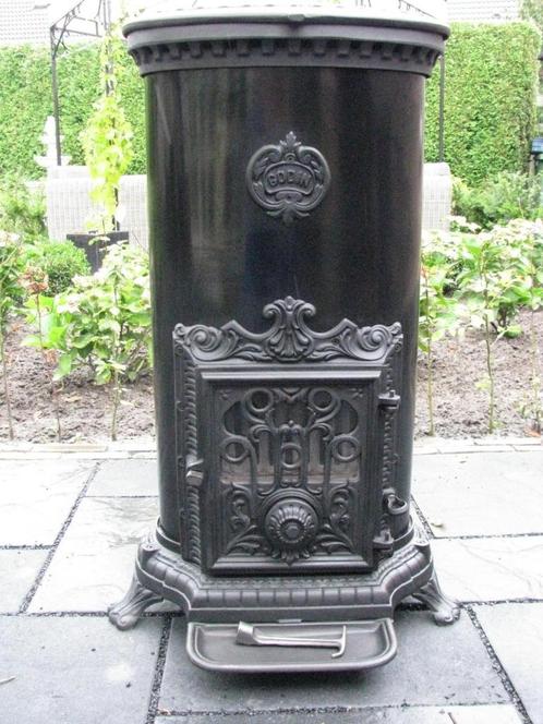 Zeer mooie grote Godin houtkachel kolen 10KW verwarmd 380m3!, Huis en Inrichting, Haarden, Gebruikt, Overige soorten, Ophalen