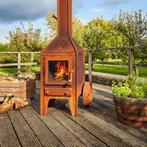 Buitenkachel Cortenstaal Bijuga, Tuin en Terras, Tuinhaarden, Ophalen of Verzenden, Nieuw