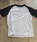 mannen t-shirt wit en zwart shein, Taille 48/50 (M), Shein, Enlèvement, Blanc