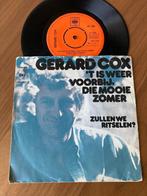 Gerard Cox – 't Is Weer Voorbij, Die Mooie Zomer, Ophalen of Verzenden, 7 inch, Nederlandstalig, Single