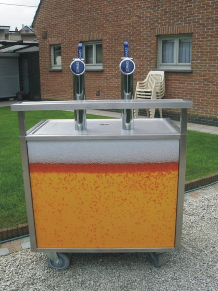 Mobiele tapinstallatie en bijzettogen, Zakelijke goederen, Horeca | Meubilair en Inrichting, Barinrichting, Gebruikt, Ophalen