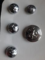 Verzilverde legerknopen, Verzamelen, Ophalen of Verzenden