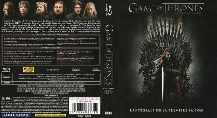 game of thrones seizoen 1 (5 blu-ray) nieuw, Cd's en Dvd's, Blu-ray, Zo goed als nieuw, Avontuur, Boxset, Ophalen of Verzenden
