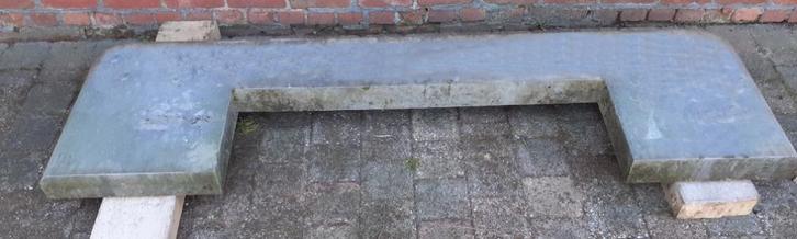 Schouwbalk in blauwe steen/deksteen voor schouwmantel/haard, Huis en Inrichting, Haarden, Gebruikt, Overige soorten, Ophalen