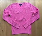 Pull V torsadé GANT femme couleur framboise, Gant, Ophalen of Verzenden, Zo goed als nieuw, Maat 38/40 (M)