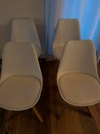 4 wit hout stoelen, Ophalen, Gebruikt, Wit, Vier