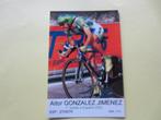 wielerkaart 2002 team kelme  aitor gonzalez, Comme neuf, Envoi