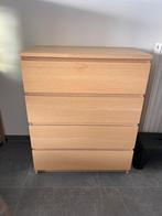 IKEA MALM ladekast, 3 ou 4 tiroirs, Comme neuf, Enlèvement, 50 à 100 cm