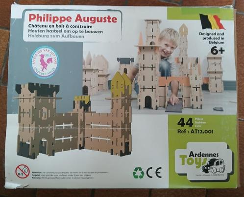Houten kasteel om te bouwen, Kinderen en Baby's, Speelgoed | Educatief en Creatief, Zo goed als nieuw, Bouwen, Ophalen