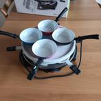 Raclette grill/gourmetstel met toebehoren, Ophalen, Zo goed als nieuw, 4 t/m 7 personen