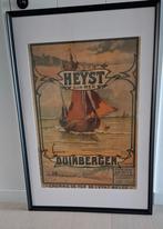 Reproductie oude poster Heist Duinbergen, ingekaderd, Ophalen, Nieuw