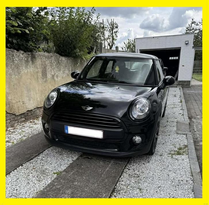 Mini One - volledig zwart, Auto's, Mini, Particulier, One, Benzine, Euro 6, Coupé, 3 deurs, Handgeschakeld, Zwart, Zwart, Stof