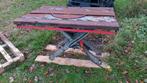 Hydraulisch hef plateau 1 ton, Ophalen