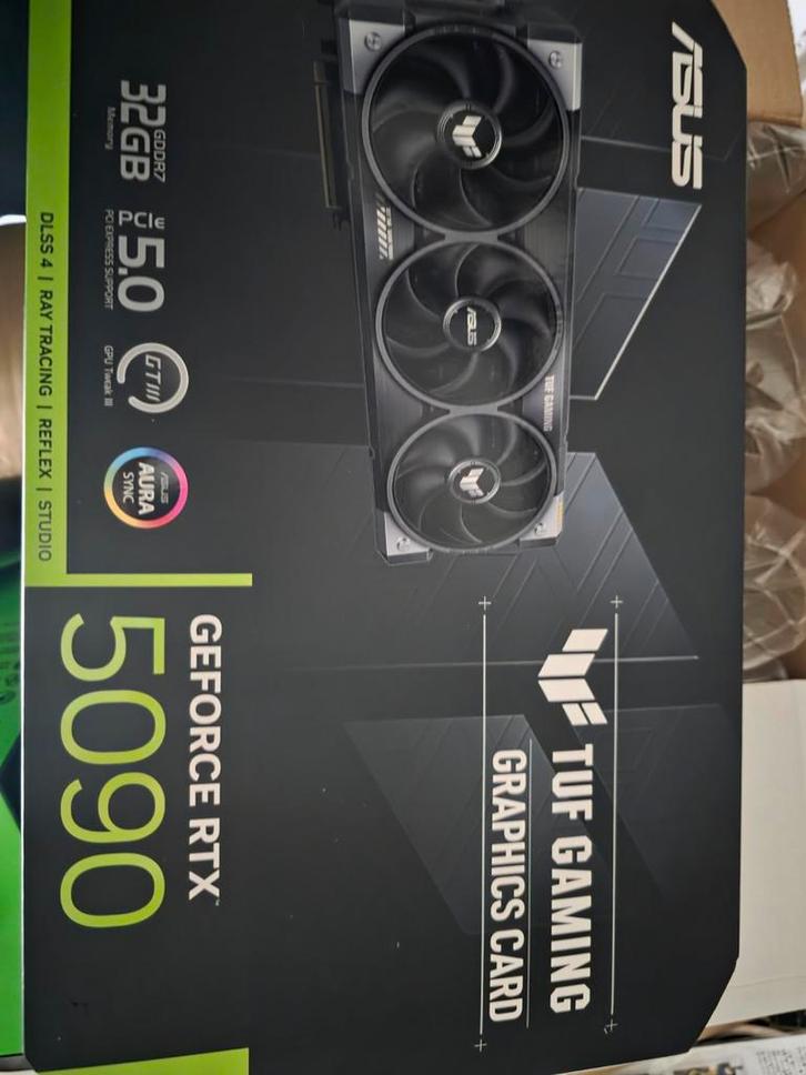 Rtx 5090 asus tuf te koop, Computers en Software, Videokaarten, Ophalen of Verzenden