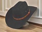 Cowboyhoed Zwart met mooie bruine Leder band (Nieuw), Vêtements | Hommes, Chapeaux & Casquettes, Enlèvement ou Envoi, Neuf, Chapeau