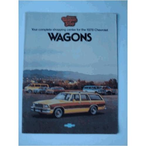 Chevrolet Wagon Brochure 1978 #1 Engels, Livres, Autos | Brochures & Magazines, Utilisé, Chevrolet, Enlèvement ou Envoi