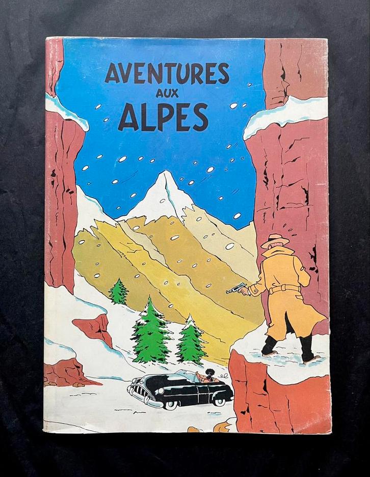 Tintin / Kuifje - Aventures aux Alpes - 1976, Boeken, Stripverhalen, Gelezen, Eén stripboek, Ophalen of Verzenden