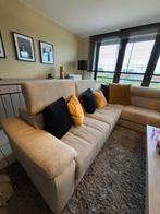 Beige hoeksalon inclusief kussens, Huis en Inrichting, Ophalen, Zo goed als nieuw