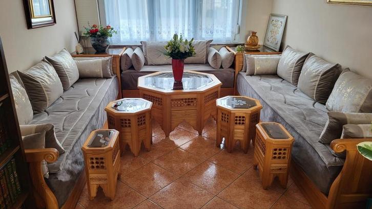 Salon marocain -prijs bespreekbaar, Maison & Meubles, Mobilier complet, Enlèvement
