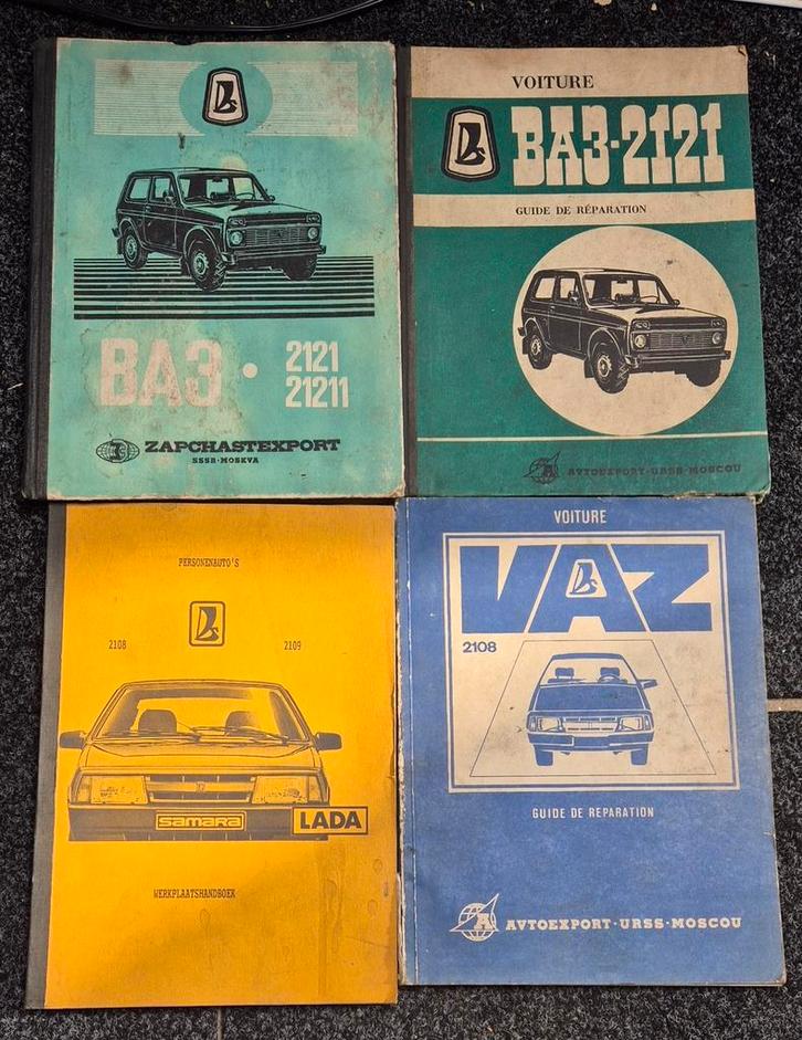 Werkboeken Lada ba3 & samara, Auto diversen, Handleidingen en Instructieboekjes, Ophalen
