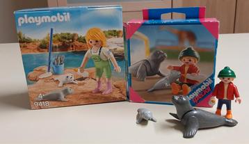 2 setjes Playmobil 9418 (nieuw) + 4660 zeehonden  disponible aux enchères