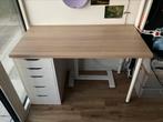 Ikea bureau met eikeneffect, Huis en Inrichting, Bureaus, Ophalen, Zo goed als nieuw, Bureau