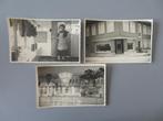 3 foto postkaarten Beenhouwerij Slagerij Charcuterie, Verzenden, Foto, Zo goed als nieuw, 1940 tot 1960