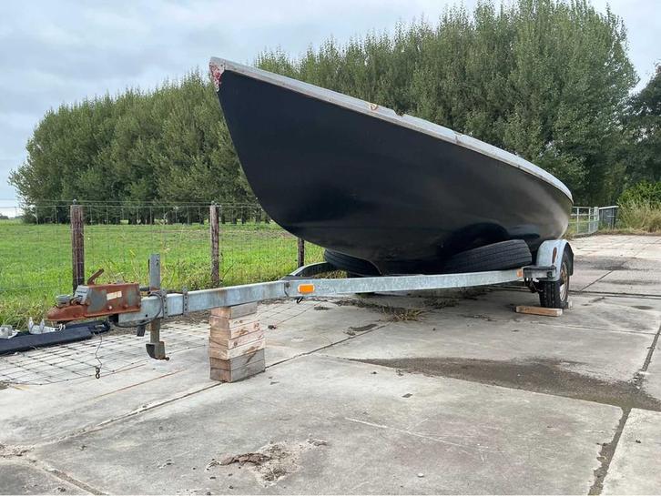 Sloep met trailer, Watersport en Boten, Sloepen, Gebruikt, Overige brandstoffen