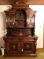 Meuble ancien avec table ovale et 6 chaises, Antiquités & Art, Enlèvement