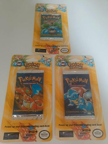 Blister de base Pokémon WOTC, Enlèvement ou Envoi, Comme neuf, Booster, Foil