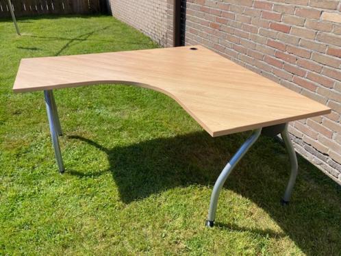 hoekbureau met ladenblok, Huis en Inrichting, Bureaus, Gebruikt, Bureau, In hoogte verstelbaar, Ophalen