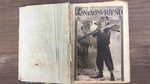 Ingebonden tijdschriften :  De Zondagsvriend 1933, Verzamelen, Tijdschriften, Kranten en Knipsels, Tijdschrift, 1920 tot 1940