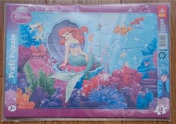 De Kleine Zeemeermin: puzzel - 15 puzzelstukjes  beschikbaar voor biedingen