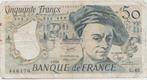 Bankbiljet Frankrijk 50 frank Quentin de la Tour -Serie 1986, Postzegels en Munten, Bankbiljetten | Europa | Niet-Eurobiljetten