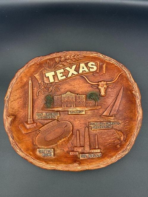 Texas Pressed Wood Schaal – Taco, Antiek en Kunst, Antiek | Schalen, Verzenden