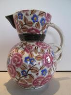 Boch; Kruik met bloemen decor van 23,50 cm hoog Raymond Chev, Antiek en Kunst, Antiek | Keramiek en Aardewerk, Ophalen