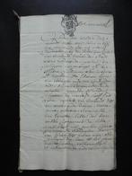 LEUVEN Anno 1757. Renteverdeling d'Eynatten-de Peuthy, Antiquités & Art, Antiquités | Livres & Manuscrits, Enlèvement ou Envoi