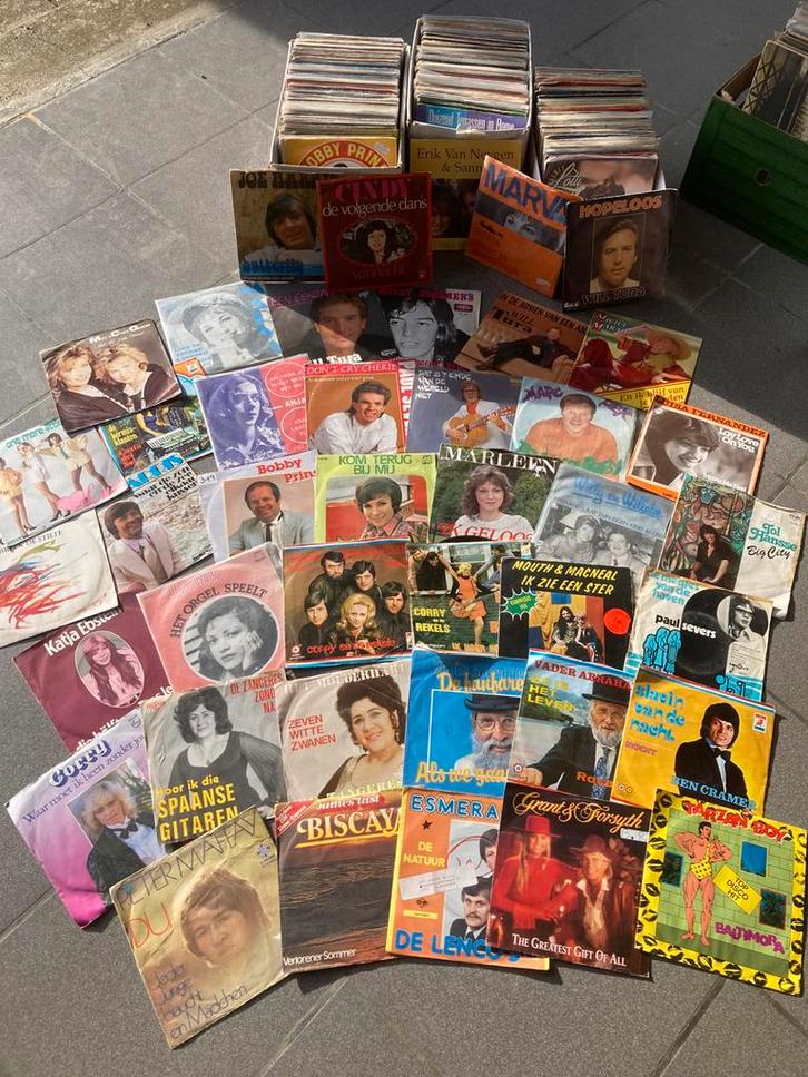 Lot van 200 singles Nederlands-Vlaams-Piraat…, Cd's en Dvd's, Vinyl Singles, Zo goed als nieuw, Ophalen of Verzenden