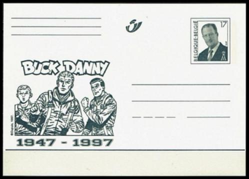 Entier postal Buck Danny, aviation, bande dessinée, Timbres & Monnaies, Timbres | Europe | Belgique, Non oblitéré, Autre, Aviation