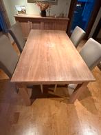 Massieve houten eettafel, Huis en Inrichting, Tafels | Eettafels, Ophalen, Gebruikt, Eikenhout, 50 tot 100 cm