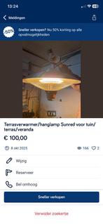 Terras verwarming/verlichting, Tuin en Terras, Ophalen, Zo goed als nieuw, Elektrisch, Plafond