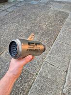 sc project slip on exhaust yamaha R1, Motoren, Ophalen, Gebruikt
